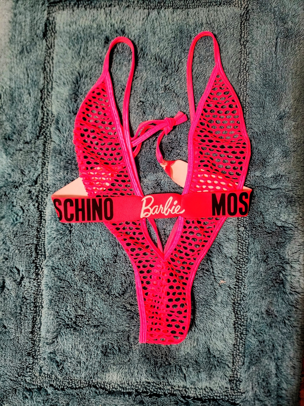 Dancewear Moschino Barbie Pink Mesh One-Piece